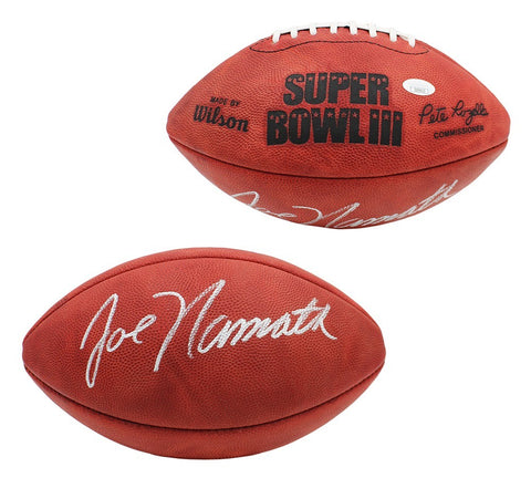 Joe Namath Signed New York Jets Wilson The Duke Super Bowl III NFL Football
