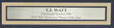 T.J. Watt Signed/Autographed 16x20 Photo Steelers Framed Beckett 193339