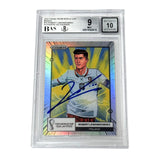 Robert Lewandowski Signed 2022 Panini Prizm World Cup Manga Case Hit - BGS 9
