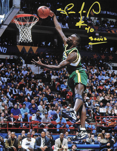 Shawn Kemp Autographed 11x14 Photo 6x All Star MCS Holo 64117