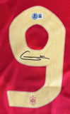 Gavi Spain Signed Red Soccer Jersey BAS