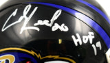 Ed Reed Autographed Baltimore Ravens Mini Helmet w/HOF - Beckett W Hologram