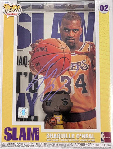 Shaquille O'Neal Signed Los Angeles Lakers Slam Funko Pop PSA/DNA ITP Purple