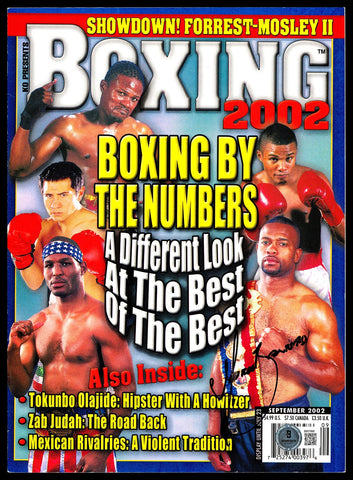 Marco Barrera Autographed Signed Magazine Beckett BAS QR #BM37886