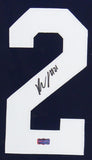 Kerryon Johnson Signed Auburn Tigers Large Framed Blue NCAA Jersey