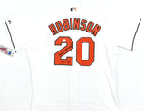 Frank Robinson Signed Orioles White Majestic Authentic Jersey - JSA W *Blemish