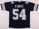 Randy White Signed Dallas Cowboys Dark Blue Jersey Inscribed "HOF 94" (JSA COA)