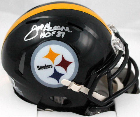 Joe Greene Autographed Pittsburgh Steelers Speed Mini Helmet W/HOF-BeckettW Holo
