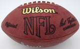 Jerry Rice & Steve Largent Autographed NFL Leather Football Beckett QR #BS30338
