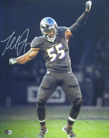 Terrell Suggs Autographed 16x20 Photo Baltimore Ravens Beckett 168219