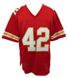 Carson Steele Signed/Auto Red Kansas City Chiefs Football Jersey Beckett 208130