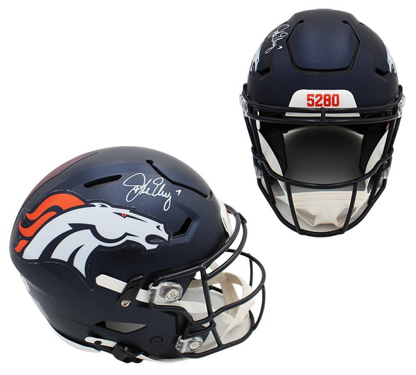 John Elway Signed Denver Broncos Speed Flex Authentic NFL Helmet