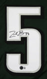 Zack Baun Authentic Signed Green Pro Style Jersey Autographed BAS Witnessed