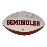 Charlie Ward Signed Florida State Seminoles Logo Football "93 Heisman"/Schwartz