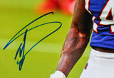 Stefon Diggs Autographed Buffalo Bills Close Up 16x20 FP Photo- Beckett W *Blue