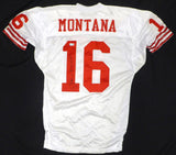 49ers Joe Montana Autographed Wilson Authentic Jersey Beckett BP55356