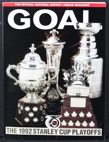 1992 The NHL Stanley Cup Playoffs Goal Magazine 2
