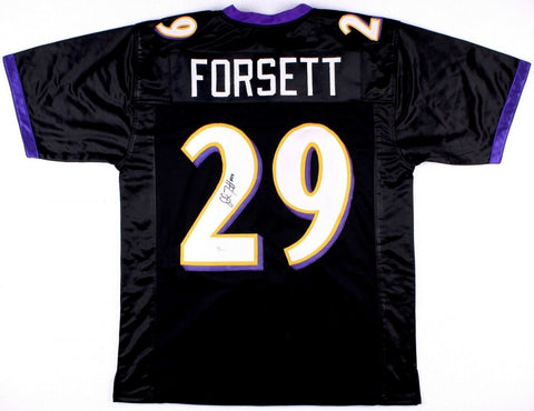 Justin Forsett Signed Baltimore Ravens Jersey (JSA Holo) 2014 Pro Bowl R.B.