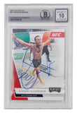 Conor McGregor Signed 2021 Panini Playoff UFC #61 - BGS 10 Autograph