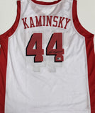 FRANK KAMINSKY Signed Custom Replica Badgers White Jersey AUTO - BAS