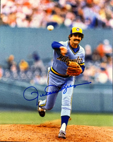 Brewers Hall of Famer ROLLIE FINGERS Signed 8x10 Photo #6 AUTO ~ 1981 MVP & CY
