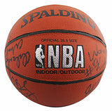 1993-94 76ers (11) Malone, Woolridge, Hornacek Signed Basketball BAS #AE13996