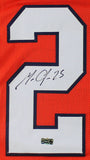 Melvin Gordon Signed Denver Custom Orange Jersey