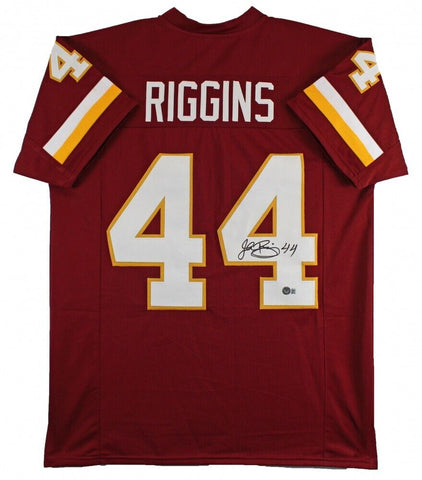 John Riggins Signed Washington Redskins Jersey (Beckett) Super Bowl XVII Champ
