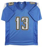 Keenan Allen Authentic Signed Powder Blue Pro Style Jersey BAS Witnessed