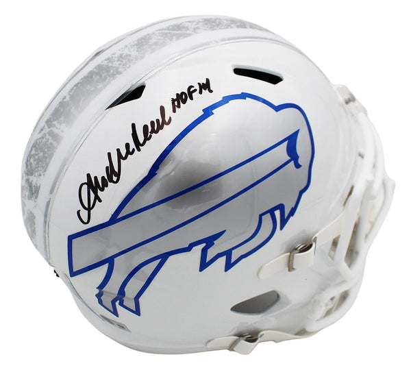 Andre Reed Signed Buffalo Bills Speed Full Size Rivalries NFL Helmet - HOF 14