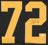 Zach Banner Signed Pittsburgh Steelers Jersey (Beckett COA) 2020 O-Line The Hulk