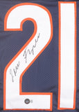 Leslie Frazier Signed Chicago Bears Jersey (Beckett) Super Bowl XX Champion D.B.