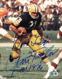 Jim Taylor Autographed 8x10 Photo Packers Good Luck HOF 1976 Beckett QR #BS32004