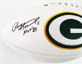 Paul Hornung Signed Green Bay Packers Logo Football Inscrd. "H.O.F. 86" /JSA COA