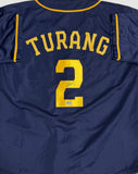BRICE TURANG Signed Custom Replica Milwaukee Brewers MLB Blue Jersey AUTO - BAS