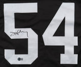 Jay Hilgenberg Signed Iowa Hawkeyes Jersey (Beckett) Bears Super Bowl XX Champ