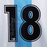 Pavel Nedved Signed S.S. Lazio Home Soccer Jersey #18 with Beckett Witness