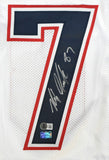 Rob Gronkowski Autographed White Pro Style Jersey - Beckett W Hologram