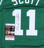 Charlie Scott Signed Boston Celtics Jersey (JSA COA) Hall of Fame Shooting Guard