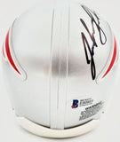 JOSH GORDON AUTOGRAPHED NEW ENGLAND PATRIOTS MINI HELMET BECKETT BAS 139557