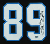 Steve Smith Sr Signed Carolina M & N Black Legacy 2003 Jersey "Agent 89" Insc