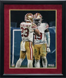 Christian McCaffrey & Samuel Autographed Framed 16x20 Photo Fanatics DQ16457625