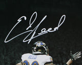 Ravens Ray Lewis & Ed Reed Signed 16x20 Horizontal Spotlight Photo BAS Witnessed