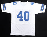 Bill Bates Signed Dallas Cowboys Jersey (JSA) 3xSuper Bowl Champion