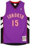 Vince Carter Toronto Raptors Signed 1999-2000 Mitchell & Ness Swingman Jersey