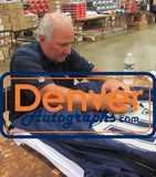 Bill Bates Autographed/Signed Pro Style Blue XL Jersey 3x Champs Beckett 39299