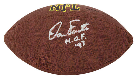 Dan Fouts Signed Wilson Super Grip Full Size NFL Football w/HOF'93 -SCHWARTZ COA