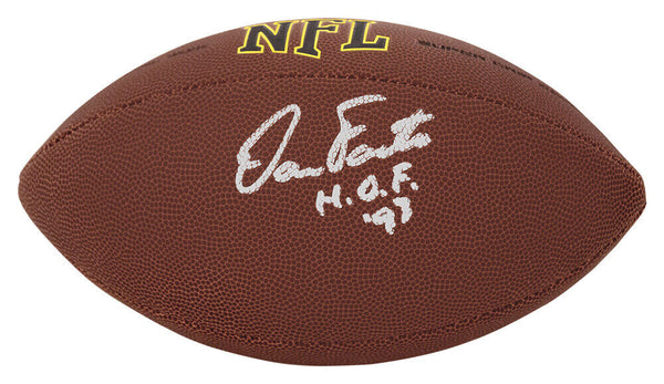 Dan Fouts Signed Wilson Super Grip Full Size NFL Football w/HOF'93 -SCHWARTZ COA