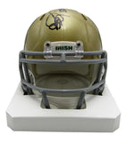 Raghib Rocket Ismail Notre Dame Autographed Speed Mini Helmet JSA 211127