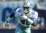 Michael "Playmaker" Irvin Signed Dallas Cowboys 35x43 Framed Jersey (Prova) WR